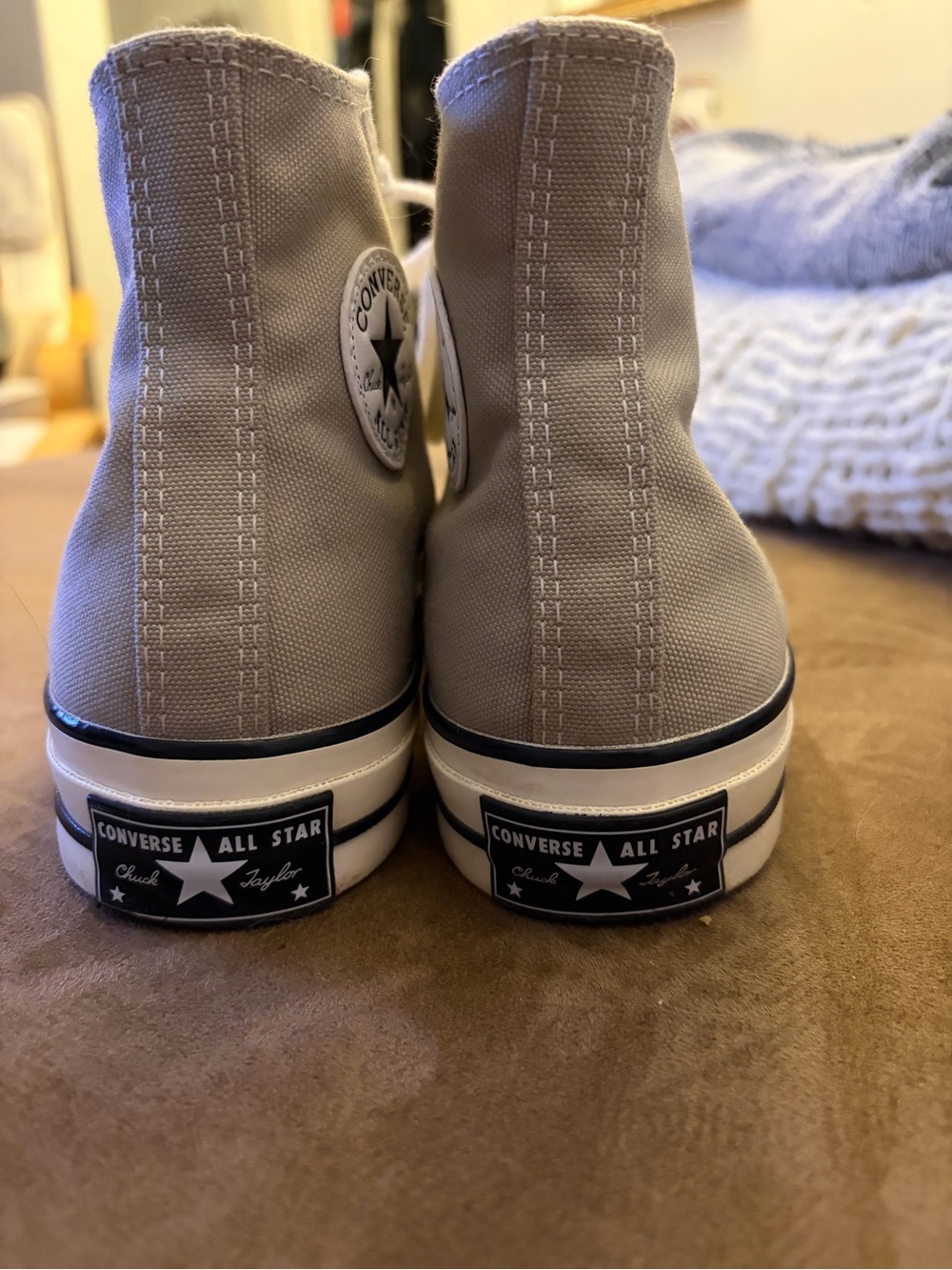 Chuck 70 High Tops Light Grey Womens size 6 Men’s size 4 - Picture 6 of 8